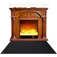 Rectangular Fireplace Fireproof Mat, Portable Outdoor Barbecue Mat, Fireplace Bottom Carpet, Indoor And Outdoor Floor Protection Carpet miniinthebox - thumbnail
