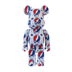 Bearbrick 1000% Grateful Dead Steal Your Face Figure (72cm)