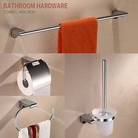 Towel Bar Toilet Paper Holder Toilet Brush Holder Cool Adorable Lovely Contemporary Modern Brass  Glasses Zinc Alloy 1PC - Bathroom Wall Mounted Lightinthebox - thumbnail