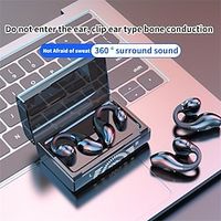 RD31-F Earclip Wireless Bluetooth Earphones Intelligent Noise Reduction Sports Bluetooth Earphones True Wireless Headphones TWS Earbuds Ear Clip Bluetooth 5.3 Sports Ergonomic Design Surround sound miniinthebox - thumbnail