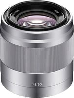 Sony E 50mm f/1.8 OSS Lens none Silver SEL50F18, B005NX7HY6