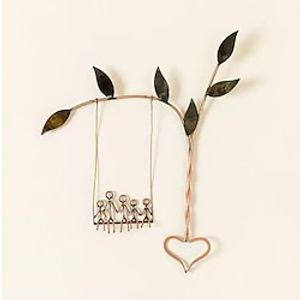 Rooted in Love Swing Sculpture, 3030CM, Hand-sculpts Each Copper Piece, Giving It a Sweet Swing That Really Moves, Valentine's Day Gift Lightinthebox