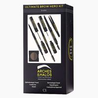 Arches And Halos Ultimate Brow Dark 7pcs Eyebrow Kit