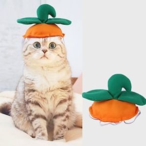 Pet Festival Funny Hat Cat Halloween Dressup Hat Dog Ghost Festival Pumpkin Hat miniinthebox