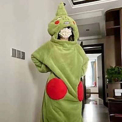 Adults' Kigurumi Pajamas Nightwear Camouflage Monster Animal More Costumes Animal Onesie Pajamas One Piece polyester fibre Cosplay For Men and Women Masquerade Animal Sleepwear Cartoon miniinthebox