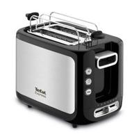 Tefal Toaster, Express browning / toasting, 2 slots, Stainless steel, TT365027, 1 year warranty (TEF-TT365027)