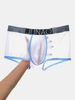 Ice Silk Thin Seamless Breathable Boxers