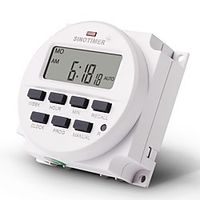 TM618H Stopwatch DC 12V Volt Voltage Output Digital 7 Days Weekly Programmable Timer Switch Time Relay Control Lightinthebox - thumbnail