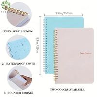 Trees Spiral A5 daily and weekly laptop notebook agenda office stationery school supplies 8.3  5.5 inches 52 Pages miniinthebox - thumbnail