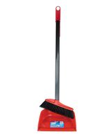 Vileda Long Handle Dust Pan & Broom Vileda Long Handle Dust Pan & Broom