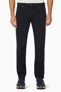 Stretch Cotton & Lyocell 5-pocket Jeans