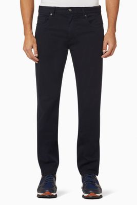 Stretch Cotton & Lyocell 5-pocket Jeans