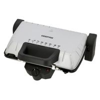 Geepas Multifunction Grill Maker Adjustable Thermostat Silver - GGM5458
