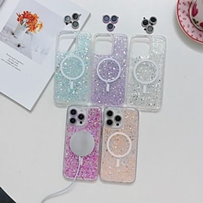 Phone Case For iPhone 15 Pro Max Plus Back Cover With Magsafe Support Wireless Charging Shockproof Armor TPU Lightinthebox