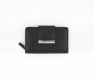 Womens Tab Indexer Wallet  Black