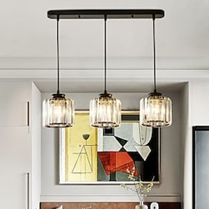 LED Pendant Lights Kitchen Island Crystal Chandeliers 13 Head  Modern Farmhouse Foyer Entryway Light Fixtures Ceiling Hanging Globe Over Table Warm White BlackGold Lightinthebox
