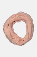 Womens Embroidered Infinity Loop Scarf  Blush - thumbnail