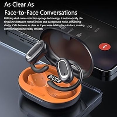 OWS Wireless Bluetooth Earbuds Sport Earhook Headset Touch Control Over Ear Headphones with Charging Case miniinthebox