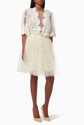 Plumetis Lace Tulle Dress Plumetis Lace Tulle Dress