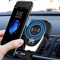 Phone Holder Stand Mount Car Car Holder Phone Charging Stand Gravity Type Adjustable ABS Phone Accessory iPhone 12 11 Pro Xs Xs Max Xr X 8 Samsung Glaxy S21 S20 Note20  Lightinthebox - thumbnail