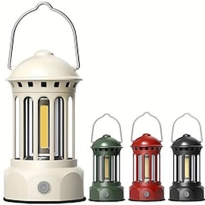 1pc Type-C Rechargeable LED Camping Light, Stepless Dimming, Power Indicator Light, Waterproof Lamp Suitable for Outdoor Camping Hiking Tent Lighting Lightinthebox