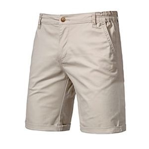 Men's Golf Shorts Breathable With Pockets Soft Shorts Bottoms Regular Fit Solid Color Summer Golf Outdoor Lightinthebox