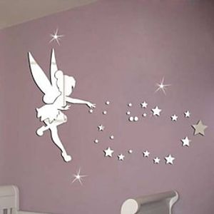 Removable Acrylic Fairies Wall Stickers Home Decoration Wall Decal 71X46cm For Bedroom Living Room miniinthebox