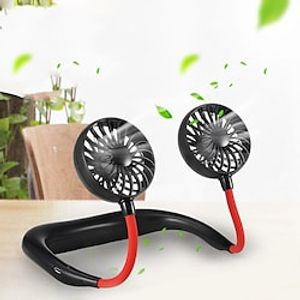 Neck Fan Portable Face Fan Personal USB Hands-Free Mini Wearable Sports Handheld Cooling Small New Fans Around Your Neck for Travel Office Room Household Outdoor Sports Lightinthebox