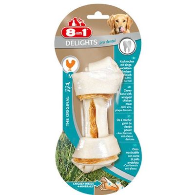 8In1 Delights Pro Dental M Twist Sticks Dog Treats