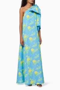 Winnie Rose Print Taffeta Dress
