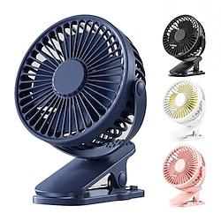 Portable Mini Handheld Fan: USB Rechargeable, Quiet Table Fan, High-Quality for Student Dorms, Small Size for Efficient Ventilation, Perfect for Travel, 3-Speed Silent Operation, 360° Rotation, Rechargeable Lightinthebox