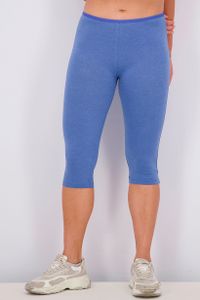 Womens Pull On Plain Tights  Blue