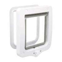 Trixie 2 Way Flap Door For Cats - White 20X22cm