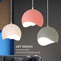 Pendant Lamp Shade,Circular Creative Style Lighting Ceiling Chandelier,E27 Light Source Flush Mount Lighting Fixtures,Corridor Bedside Living Room Hanging Light 110-240V Lightinthebox - thumbnail