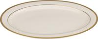 Royalford Premium Bone China Plates, 14" Oval Dinner Plate-(Multicolor)-(RF10466)