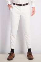 Mens Tapered-Fit Stretch Solid Suit Pants  White Pure - thumbnail