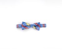 Big Boys Pre-Tied Pastel Plaid Bow Tie Blue Combo Big Boys Pre-Tied Pastel Plaid Bow Tie Blue Combo