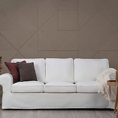 Ektorp 3 Seat Sofa Cover, Ektorp Couch Cover with 3 Cushion Cover and 3 Backrest Cover, Ektorp Slipcover Washable Furniture Protector Lightinthebox