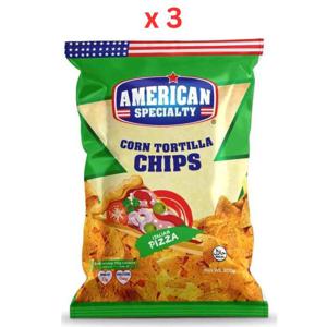 American Specialty Corn Tortilla Chips - Italian Pizza 200g Pack Of 3