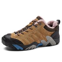 Large Size Men Suede Slip Resistant Outdoor Hiking Shoes