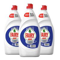 Fairy Plus Dishwashing Liquid Soap Antibacterial With Alternate Power To Bleach 3 x 600 ml