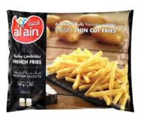 Al Ain Frozen French Fries, 7x7 Thin Cut - 750g x 12