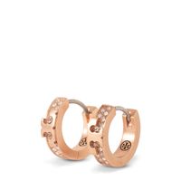 Serif-T Pavé Huggie hoop earrings Serif-T Pavé Huggie hoop earrings