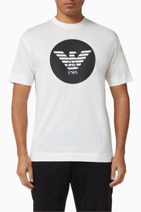 EA Eagle Circle Print Jersey T-Shirt