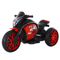 Megastar Avant Garde Iron 12V Motobike Ride On With 3 Wheels - Red (UAE Delivery Only)