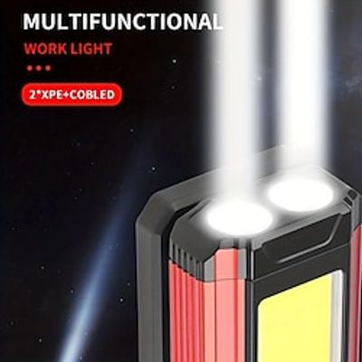 1pc Multifunctional Folding Rechargeable Work Light, Emergency Light with Magnet, 180 Degrees Adjusted Stand, 360 degrees Rotating LED Flashlight Lightinthebox