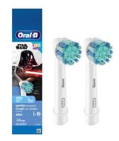 Braun Oral-B EB10S-2 SW - Kids Brush Heads Starwars, Extra Soft, Gentle On Gums &Tough On Cavities