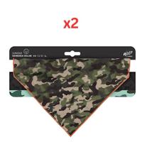 M-Pets Wild Jungle Bandana Collar Large (Pack of 2)