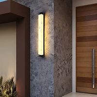 Outdoor Wall Lamp Marble Long Bar Gate Light Waterproof Corridor Outdoor Wall Light,Garden Wall Lamp,Outdoor Villa Exterior Wall Light Lightinthebox - thumbnail
