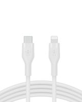 Belkin Silicone Cable Lightning to Type-C 1 Meter White